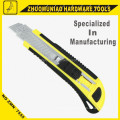 Auto Loading Utility Knife Custom Plastic Utility Knife with 3 blades